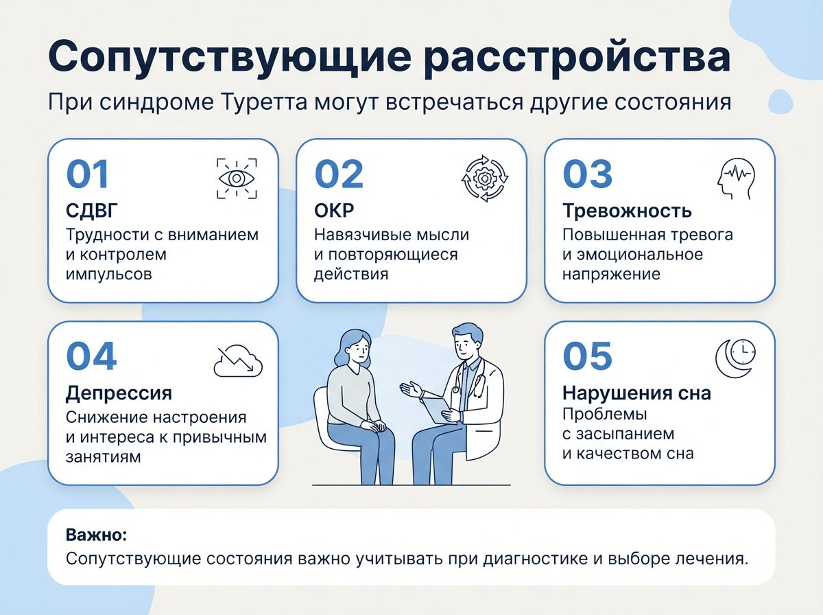 Лечение синдрома Туретта в Ступино инфографика