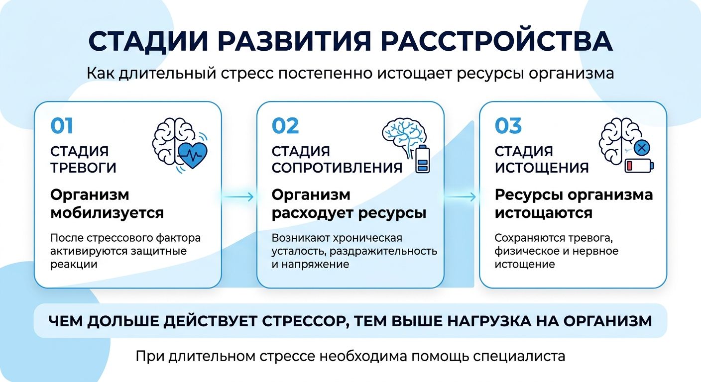 Лечение стресса в Ступино инфографика